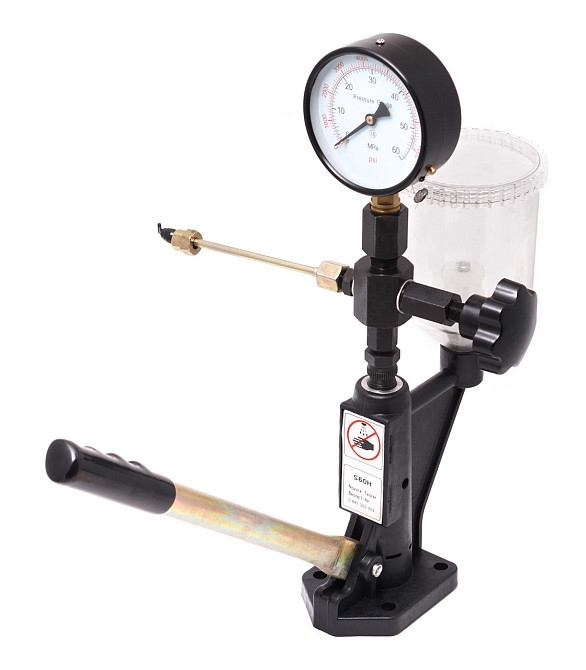 Стенд для перевірки дизельних форсунок з манометром і різьбовими адаптерами-перехідниками (М12хМ12, Одеса - фото 1