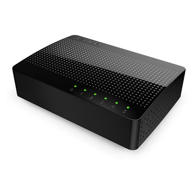 Комутатор (світч) Tenda SG105 (Чорний, 5 LAN портів 10/100/1000 Мбіт/с) Миколаїв - фото 2