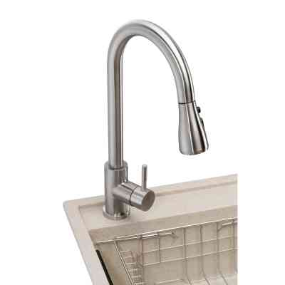 Мийка кухонна GRANADO Basic Estella terra (+ змішувач Campo LUX inox + дозатор Redondo inox + кошик + (ksg0103) Вінниця