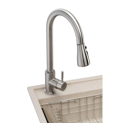 Мийка кухонна GRANADO Basic Estella terra (+ змішувач Campo LUX inox + дозатор Redondo inox + кошик + (ksg0103) Вінниця - фото 6