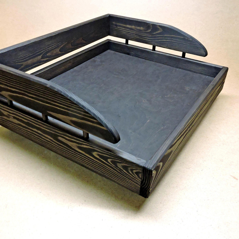 Лежак деревянный для собаки 