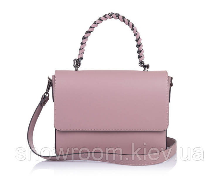 Сумка женская Laura Biaggi (512) кожаная розовая Киев - изображение 1