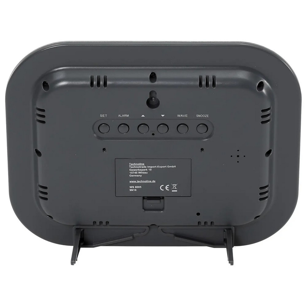 Часы настенные Technoline WS8005 Silver/Black Киев - изображение 2