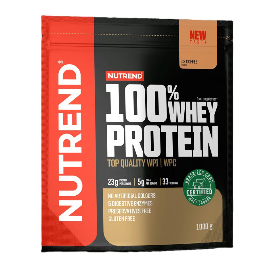 Протеин Nutrend 100% Whey Protein 1000g (Ice coffee) Луцк - изображение 1