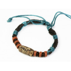 Тонкий шкіряний браслет для чоловіка Київ - фото 1