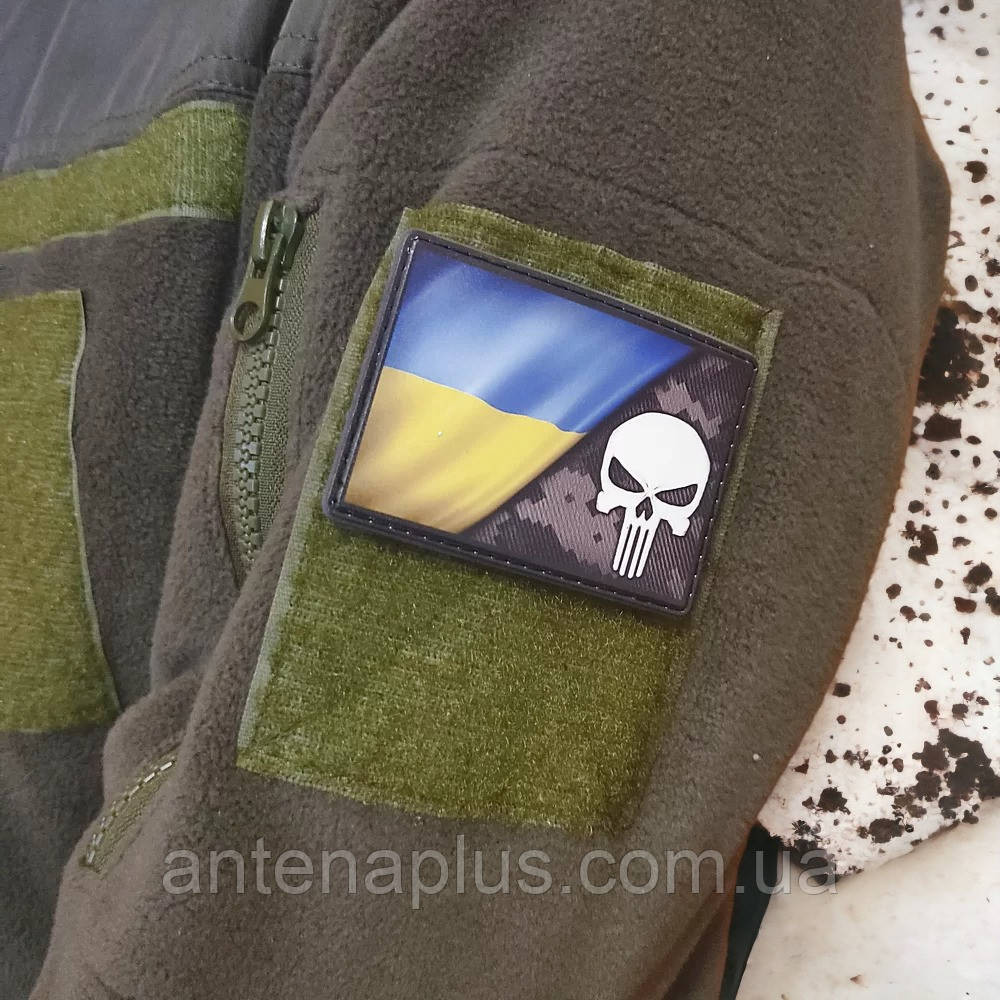 Каратель флаг Украины шеврон / патч Киев - изображение 2
