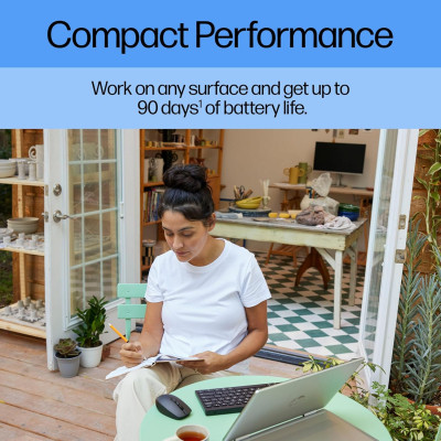 Мышка HP 710 Silent Rechargeable Wireless Black (6E6F2AA) Винница - изображение 2