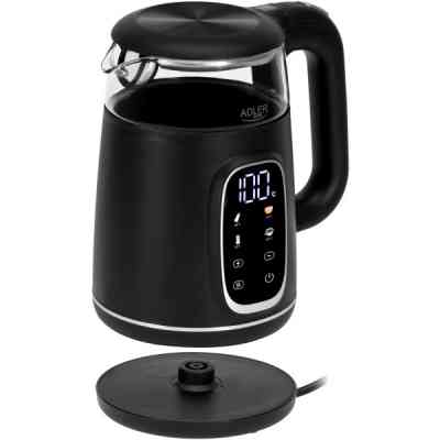Електрочайник Adler AD 1305 black silver Вінниця