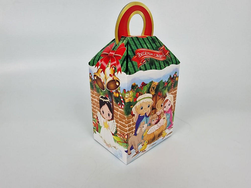 Святкове паковання для новорічних подарунків (700 гм) No210н "Веселіх Свят" (1 шт.) Харків - фото 1