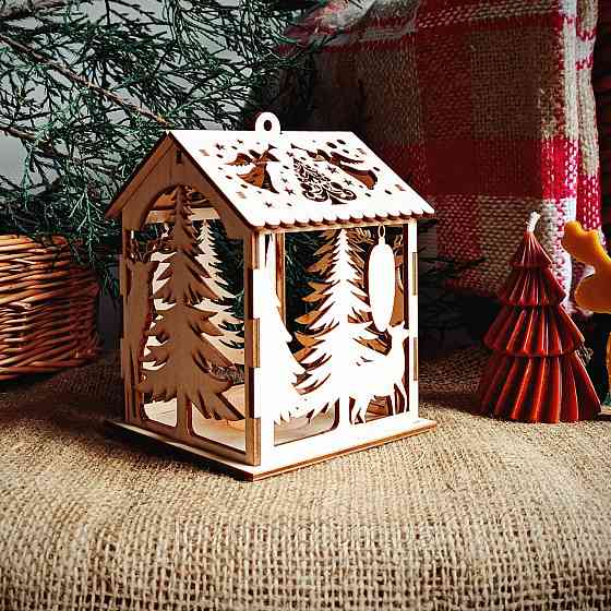 Новорічний подарунок - нічник з LED підсвіткою 14 см Ірпінь