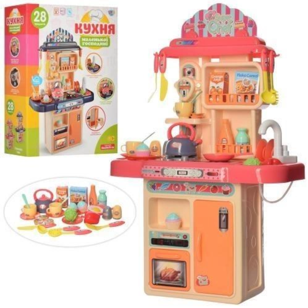 Кухня дитяча Limo Toy з мийкою ллється вода 28 предметів (16854D) Чернігів - фото 1
