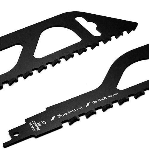 Пиляльне полотно для сабельної пили S & R Meister S2243HM по газобетону, цегли L455мм Одеса - фото 4