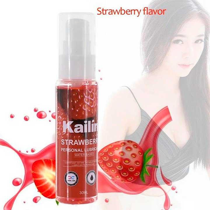 Їстівний лубрикант Kailin 30 мл Полуниця — Інтимне мастило Вінниця - фото 6