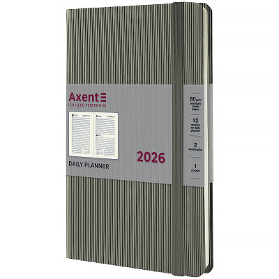 Тижневик Axent датований 2026 Partner Lines, 145х210, сірий (8815-26-03-A) Вінниця - фото 1