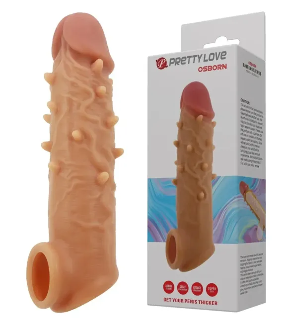 Насадка презерватив Pretty Love - Osborn Silicone, BI-026250 Sex Aura Киев - изображение 2