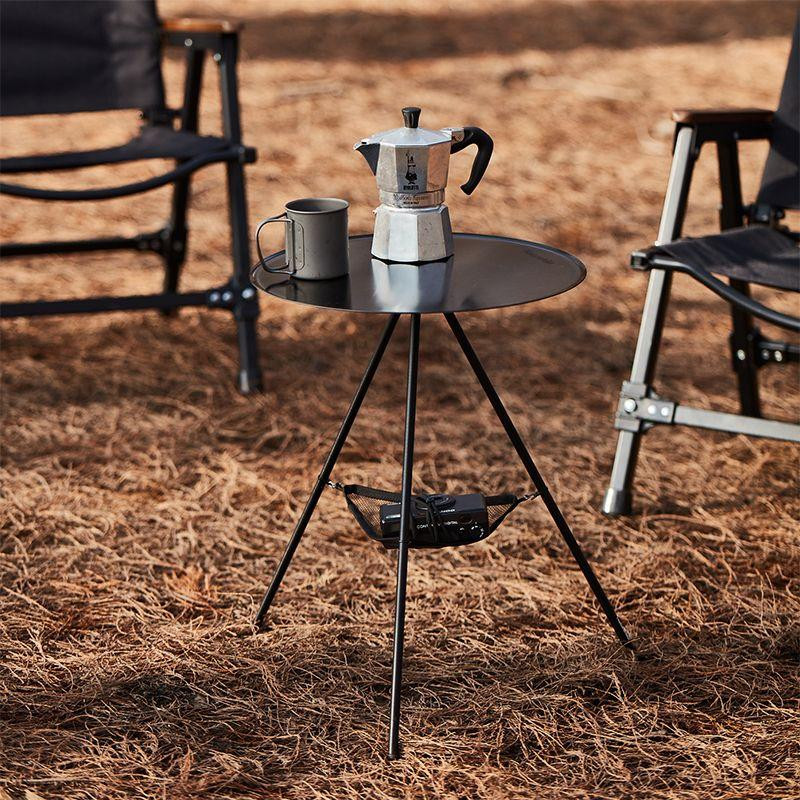 Розкладний круглий стіл Naturehike CNH22JU035 алюміній (Чорний) розмір L Вінниця - фото 8