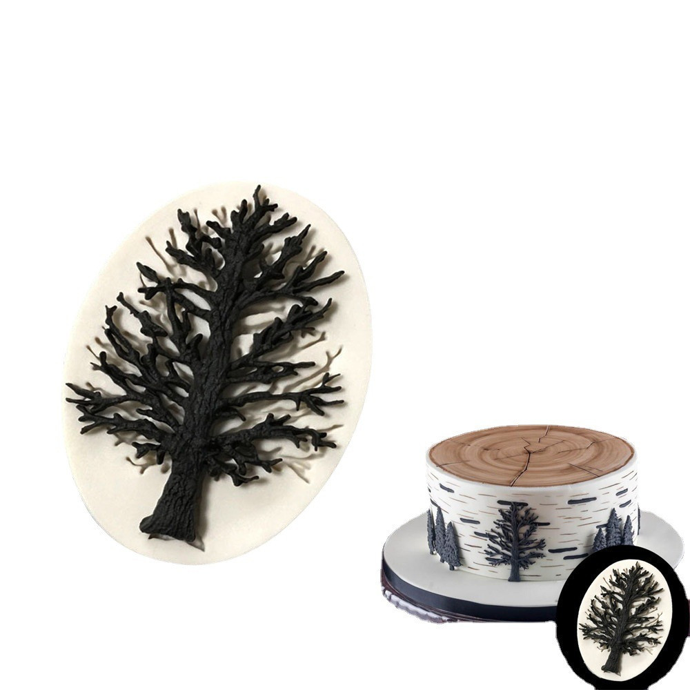 Молд силіконовий Дерево 75 мм сірий Київ - фото 6