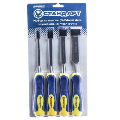 Стамеска Стандарт 6-24мм 4шт. (SWC0202) Винница - изображение 1
