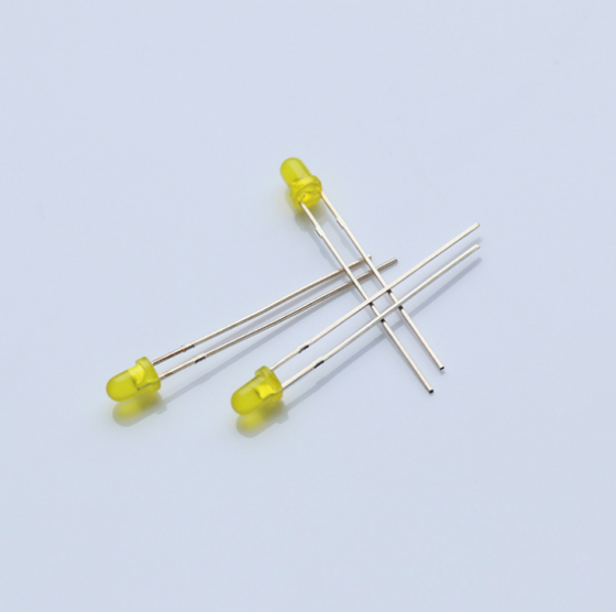 LED світлодіод 3мм 2-2.3В 20мА жовтий 1000 шт – комплект діодів для пайки, підсвітки та індикації MasterSem Київ