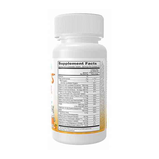 Витамины для детей Now Foods Kid Vits™ Juicy Orange Chewable 60 жев таб апельсин Киев