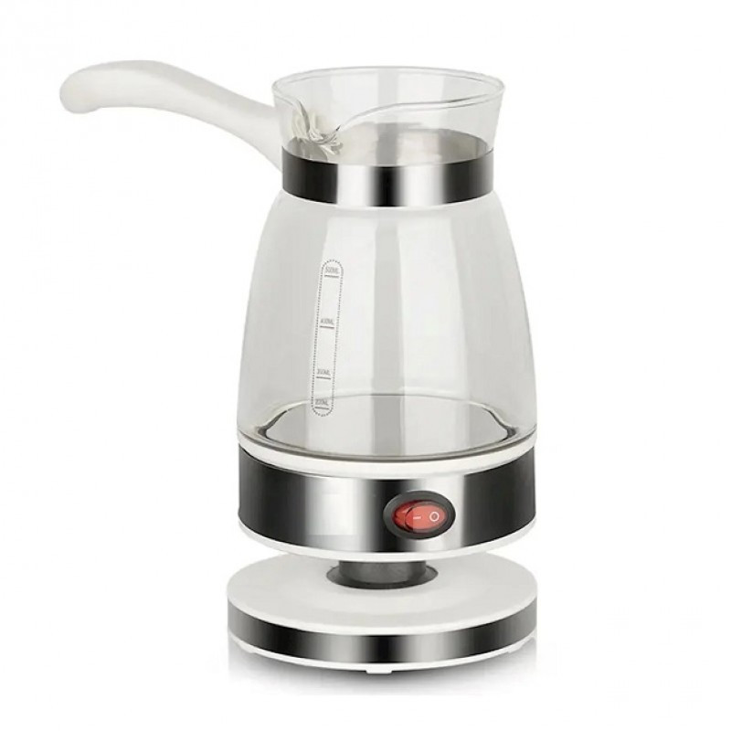 Кофеварка Domotec/RAF R-125 0,5 л, 650 Вт, белая, удобная ручка — компактная и функциональная техника Одесса - изображение 3