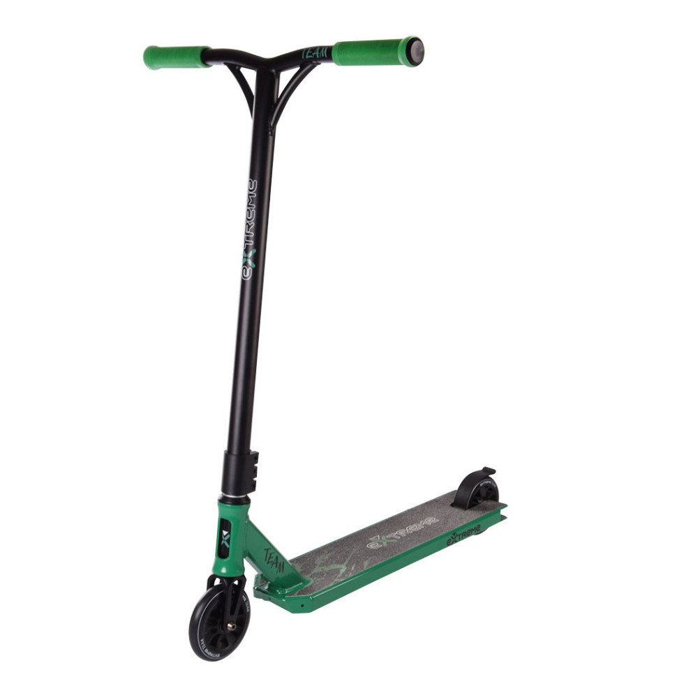 Самокат трюковий 2-х колісний TR21009 (RL7T) Extreme Motion TEAM, PU 110 мм  Зелений Вінниця - фото 1