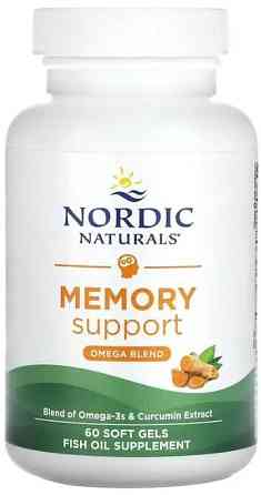 Омега с куркумином Nordic Naturals Memory Support Omega Blend 500 мг 60 капс Киев