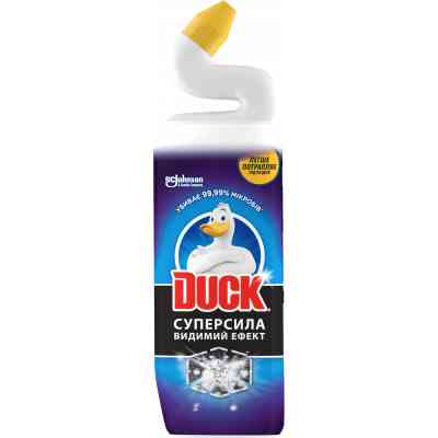Средство для чистки унитаза Duck Супер сила Видимый эффект 900 мл (4823002005318) Винница