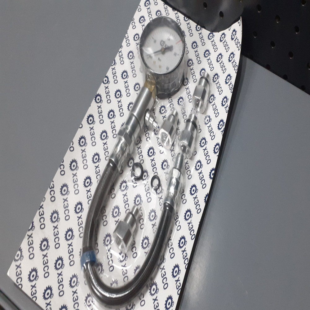 Компрессометр для измерения компрессии дизельных и бензиновых двигателей с гибким шлангом КОМПР40ШЛ ХЗСО CMPR Чернигов - изображение 5