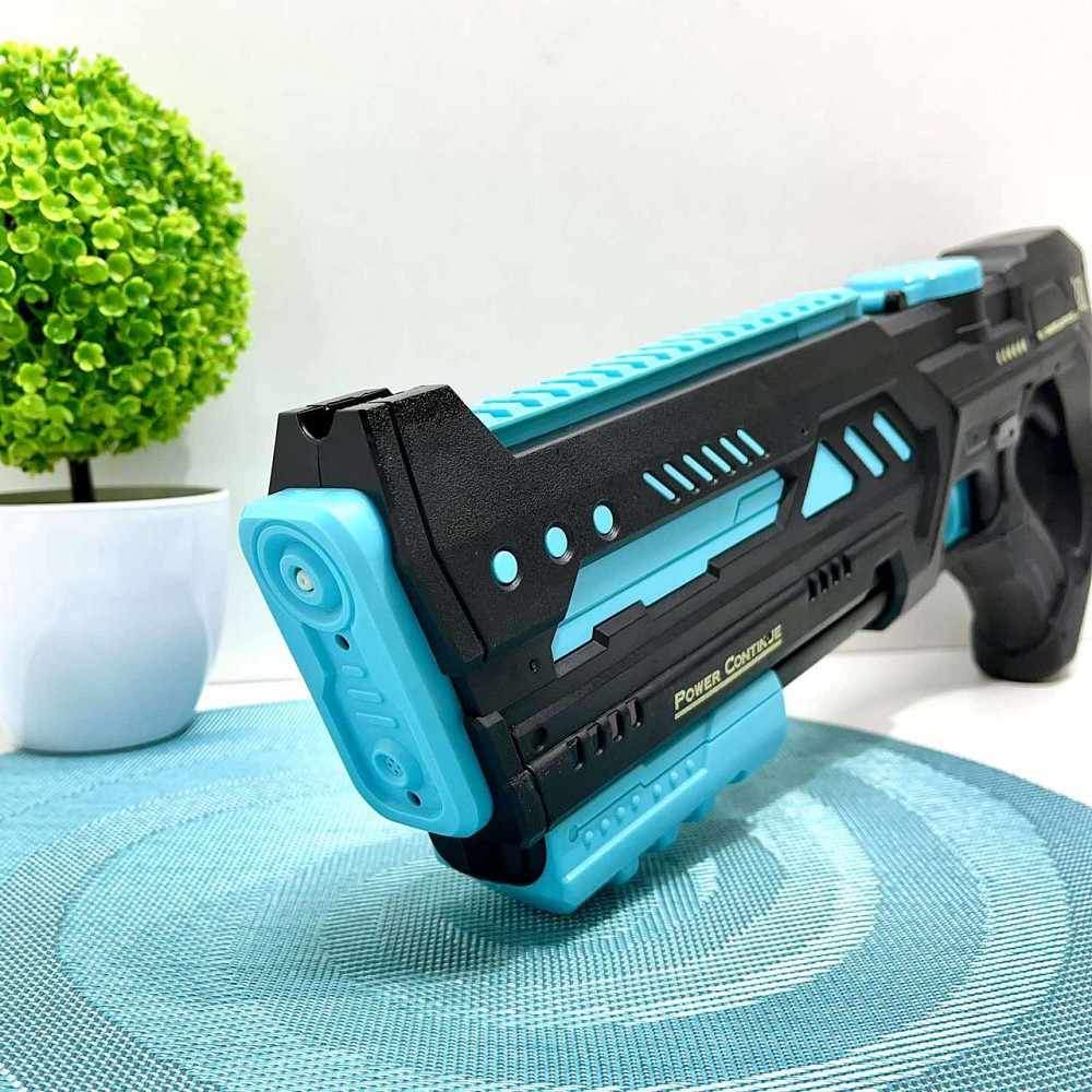 Автомат водний автоматичний та механічний принципи роботи автоматичний набір води акумулятор 7.4 V Чорно-блакитний (FY-872) Чернігів - фото 6