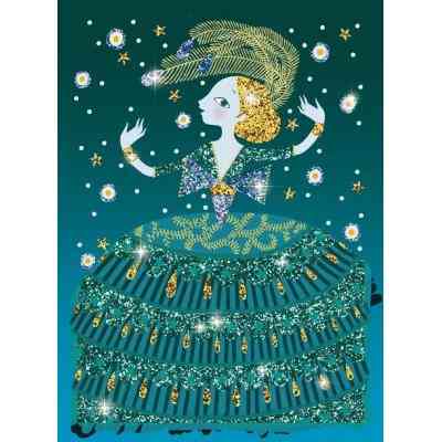 Набір для творчості Djeco Художній комплект малювання блистками Блискучі вбрання (DJ09500) Вінниця