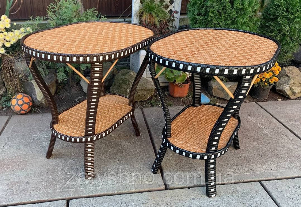 Плетеный журнальный столик из лозы Киев - изображение 4