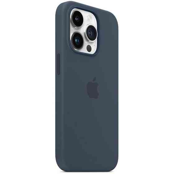 Чохол-накладка Apple Silicone Case with MagSafe для Apple iPhone 14 Pro Storm Blue (MPTF3) ( 18116 ) Харків
