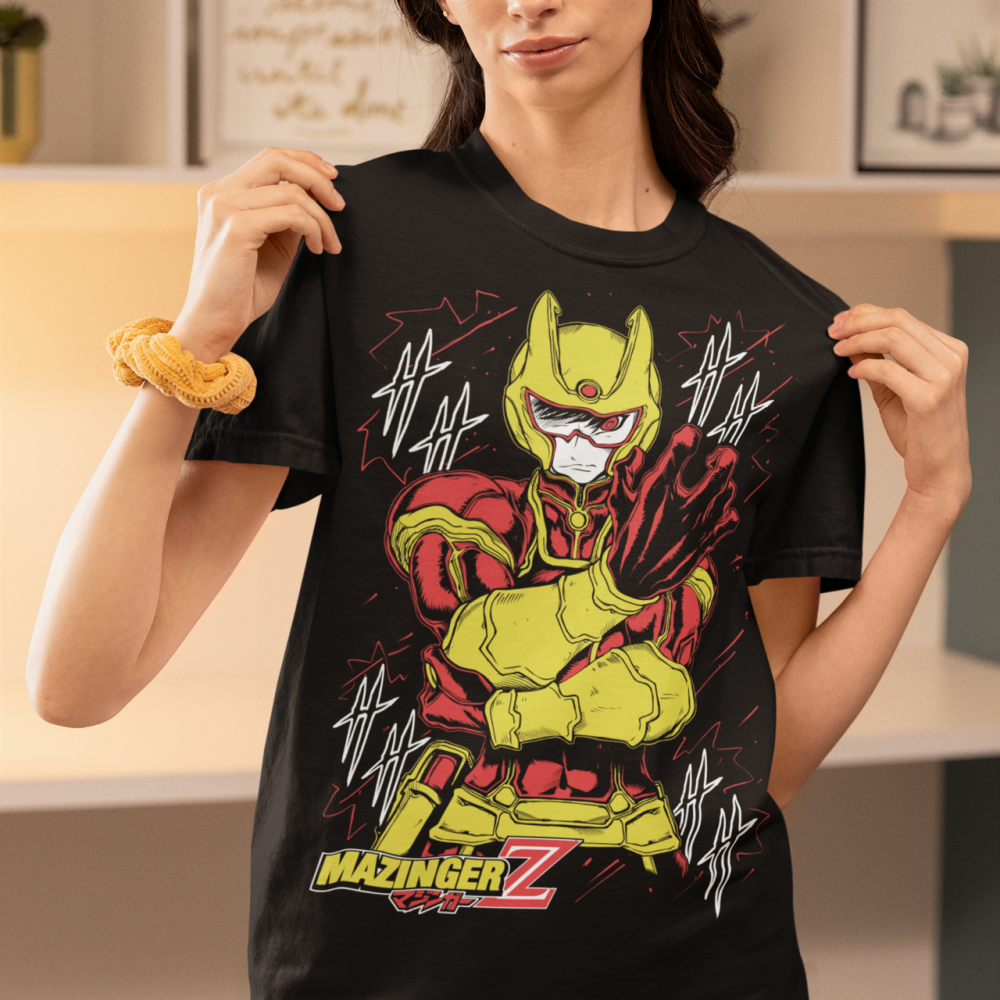 Футболка для мальчика аниме Мазингер З Коджи Сайака оверсайз (рост от 165 до 180 ) Черний AnimeJ0662m Днепр - изображение 2