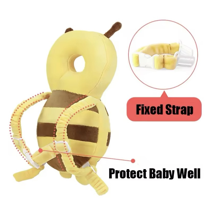 Подушка для защиты головы младенца Пчелка подушка противоударная мультяшная желтый Киев - изображение 3