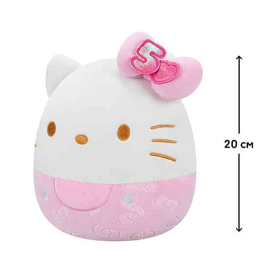 М'яка іграшка Squishmallows – Хелоу Кітті у рожевому (20 cm) Днепр