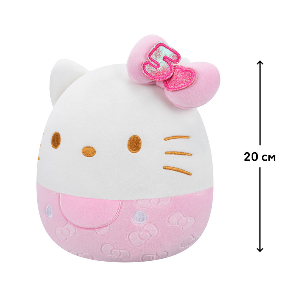 М'яка іграшка Squishmallows – Хелоу Кітті у рожевому (20 cm) Днепр - изображение 2