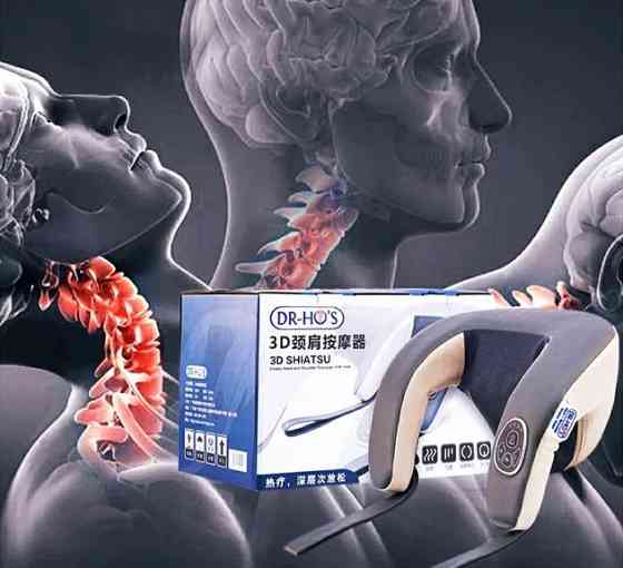 Массажер для шеи и плеч DR-HO'S 103-А шиацу с тепловым прогревом и плечевым массажем Винница