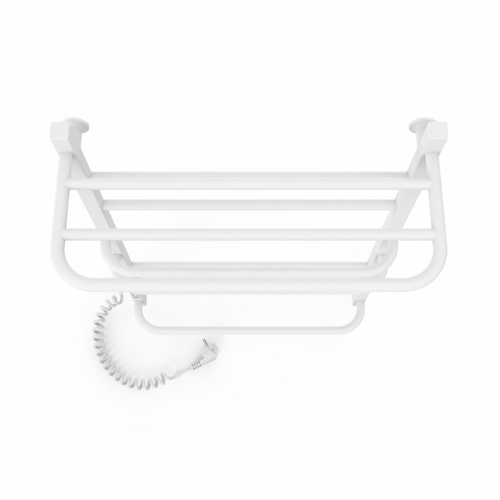 Електрична рушникосушка Laris Зебра Комфорт ЧФ8 500Х800 Е з полицею білий R3 Київ - фото 4