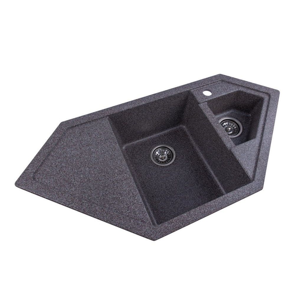 PLATINUM Гранітна мийка для кухні Platinum 9950 PANDORA матова Мікс Київ - фото 8