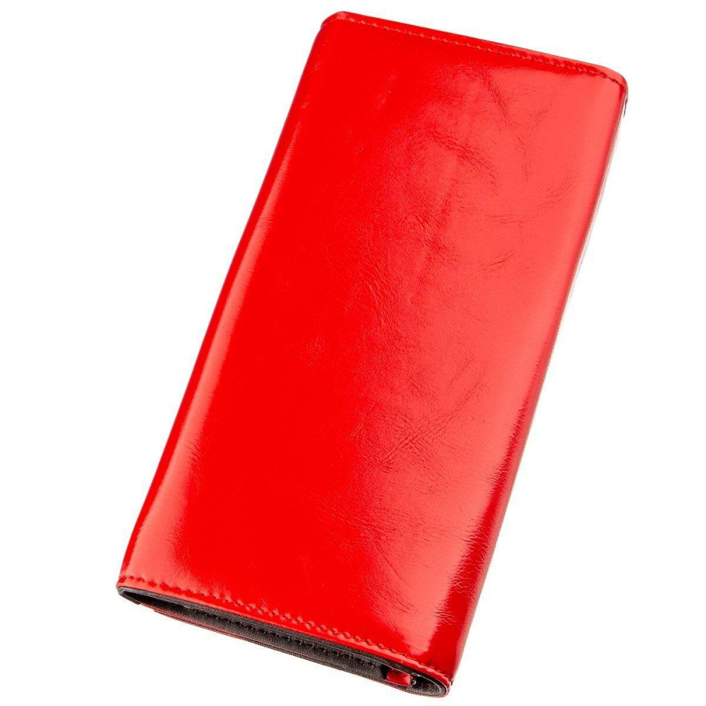 Кошелек женский из гладкой экокожи Красный (KIVI) Киев - изображение 1