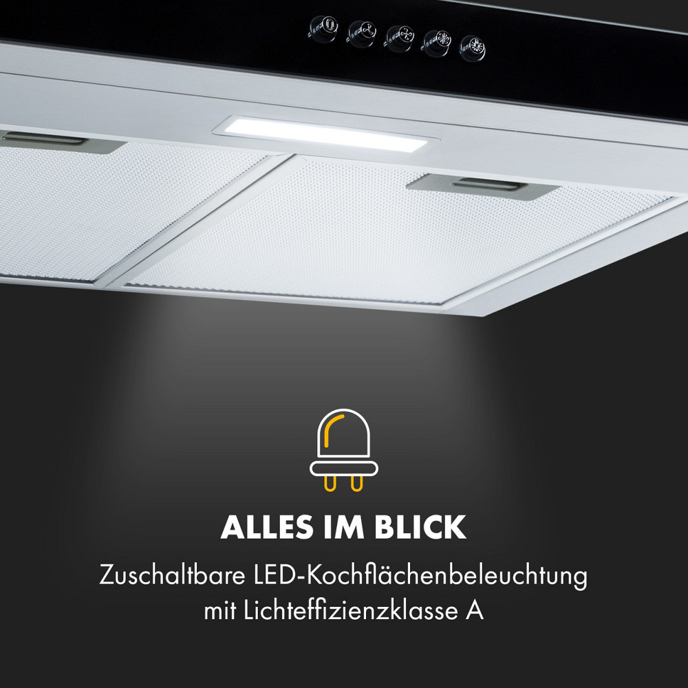 Витяжка Darya 60 см 310 м3/год неіржавка сталь срібляста 60 см (Німеччина, читати опис) Рівне - фото 6