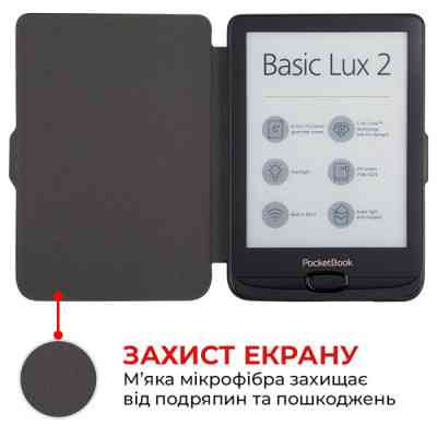 Чехол для электронной книги AirOn Premium PocketBook Touch Lux 5 608/628/633 black (6946795850194) Винница