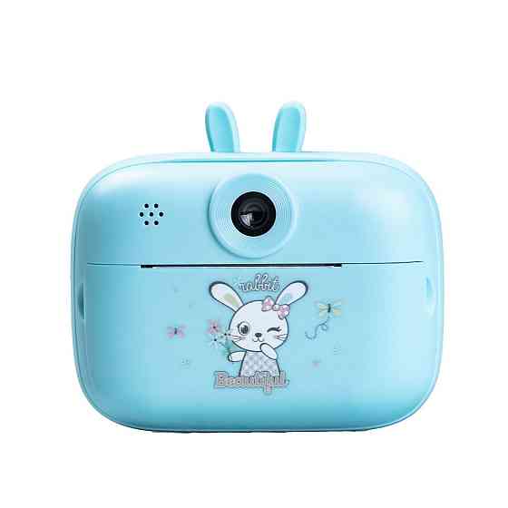 Happy Life Дитяча фотокамера з миттєвим друком знімків «Зайчик» синій HPS1BL Коломыя