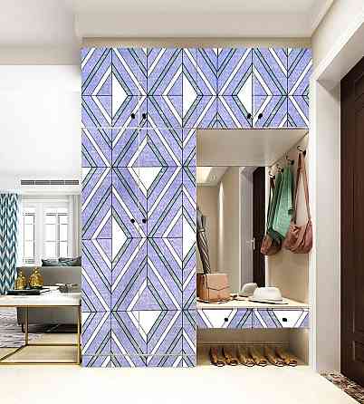 Самоклеюча плівка 0,45х10м х 0,07мм Зелені ромби SW-00001257 Київ