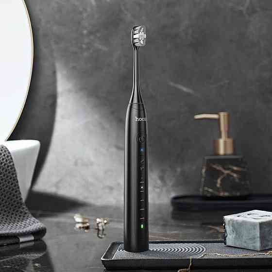Електрична зубна щітка HOCO HP60 Wave electric toothbrush Black 6942007631679 Одеса