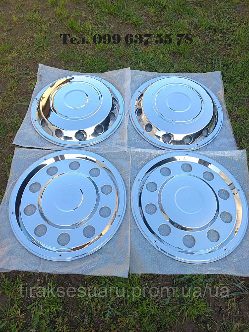 Ковпаки на автобус 22.5 Ковпаки 22.5 на тягач Комплект ковпаків 22.5 Ковпаки на колеса 22.5 Луцьк - фото 1