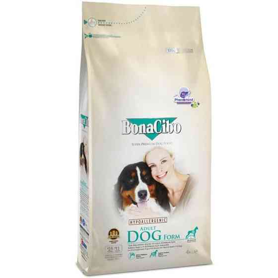 BonaCibo Adult Dog Form (Бонасибо Едалт Дог Форм Курка Рис Анчоуси) корм для собак, що старіють/з зайвою вагою Запоріжжя