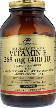 Вітамін Е Solgar Vitamin E 268 мг 250 гел капс Київ
