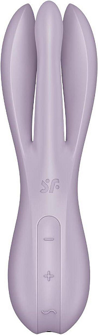 Клиторальный вибратор Satisfyer Threesome 2 Violet, 3 гибких пальчика, 3 мотора Sex Aura Киев - изображение 2